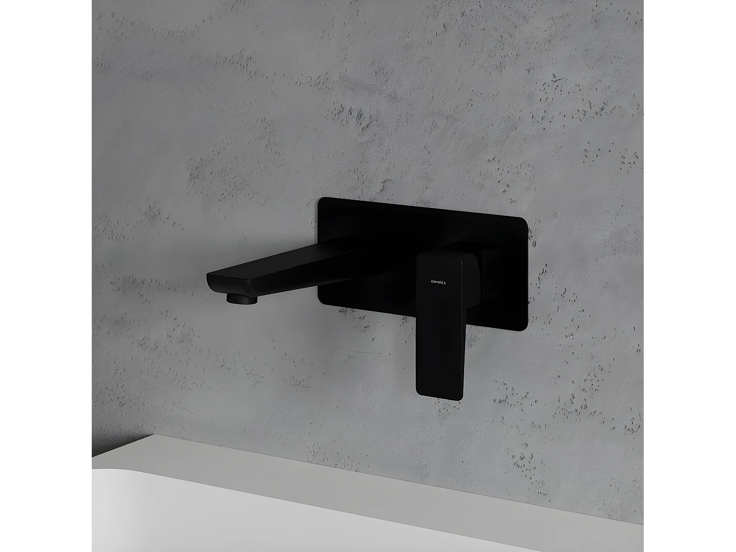 Mitigeur Lavabo À Encastrer Parma Noir Mat