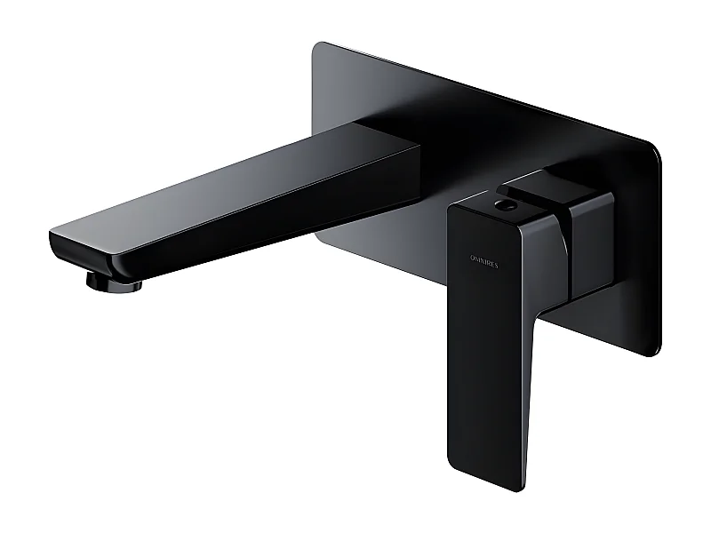 Mitigeur Lavabo À Encastrer Parma Noir Mat