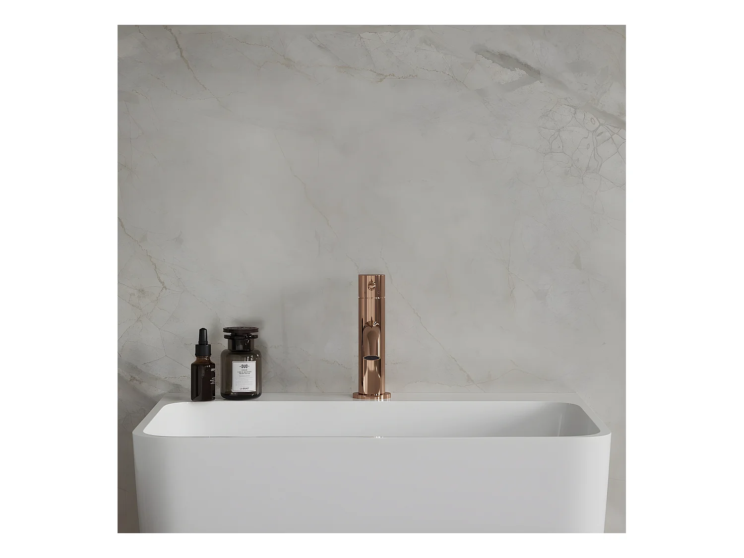 Mitigeur Lavabo Bas Omnires collection Y copper, 16 Cm Couleur : cuivre