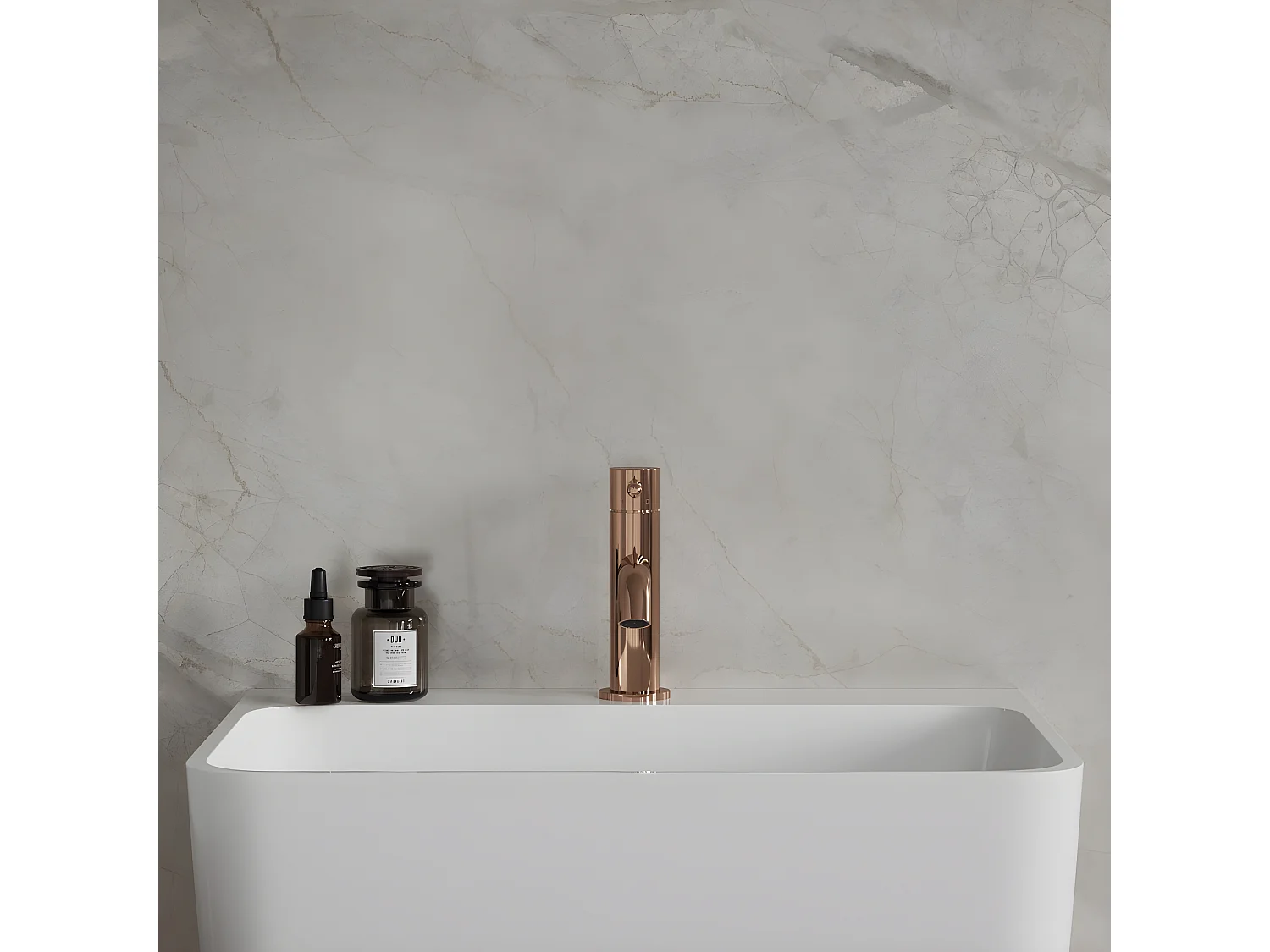 Mitigeur Lavabo Bas Omnires collection Y copper, 16 Cm Couleur : cuivre