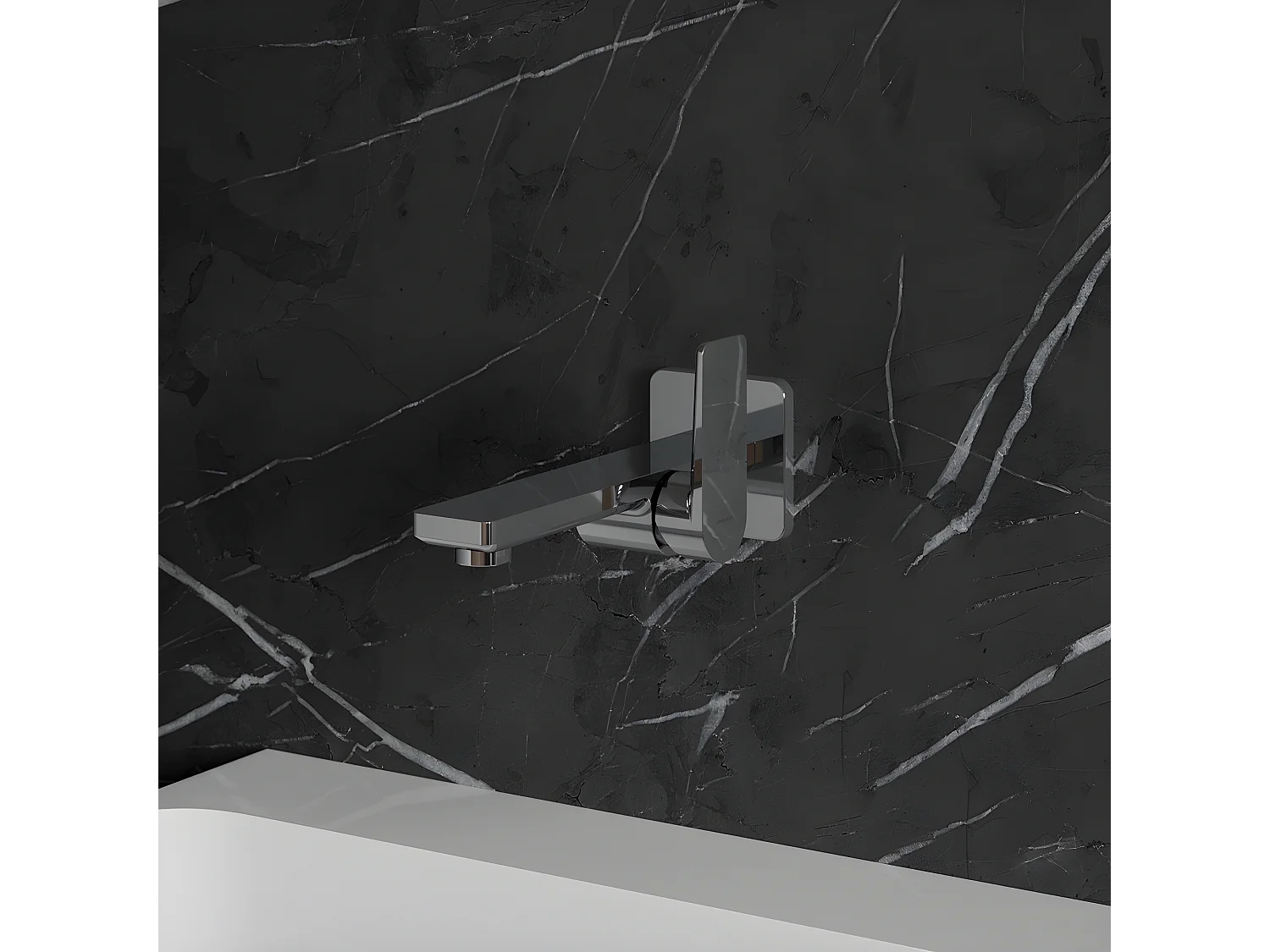 Mitigeur Lavabo À Encastrer Parma Chromé