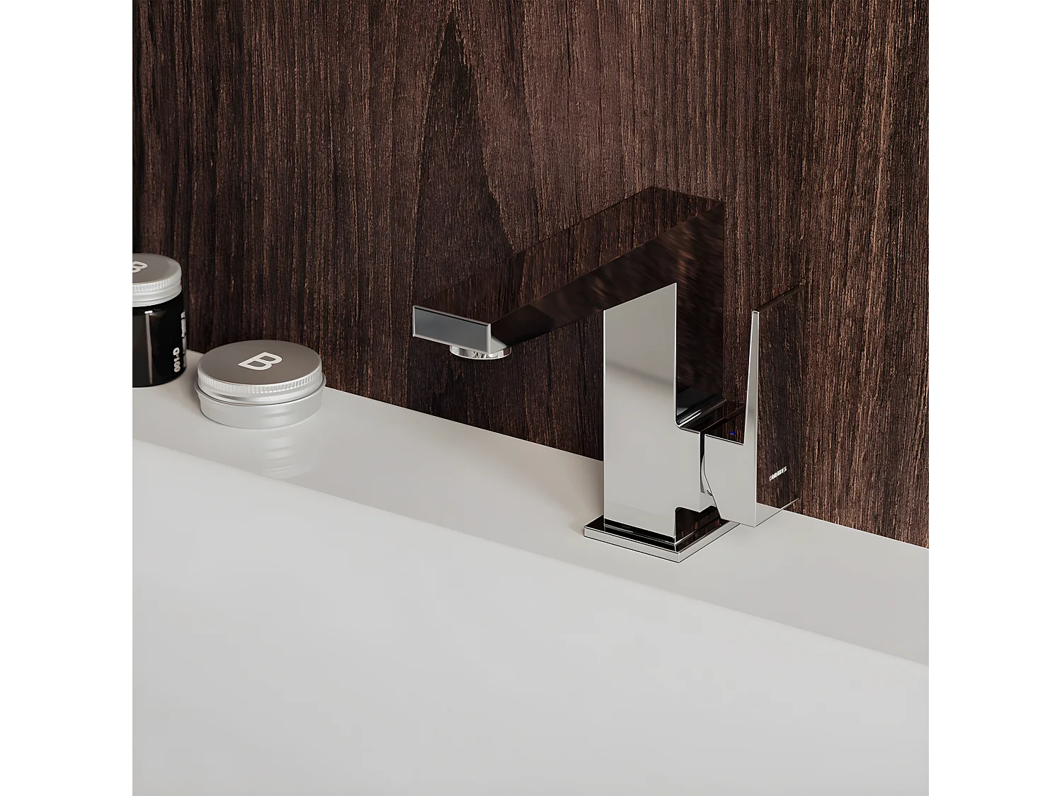 Mitigeur Lavabo Bas Fresh, 14 Cm, Avec Bouchon Clic-clac, couleur : Chrome