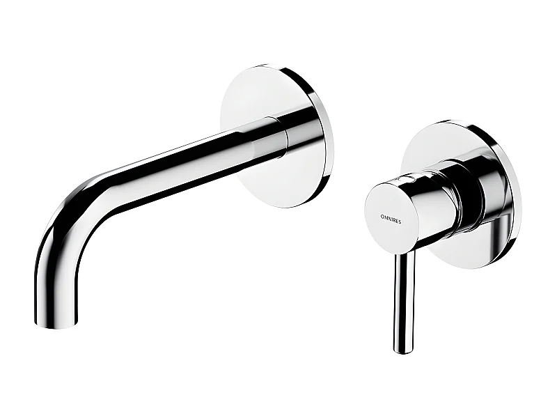 Mitigeur Lavabo À Encastrer Y Chromé