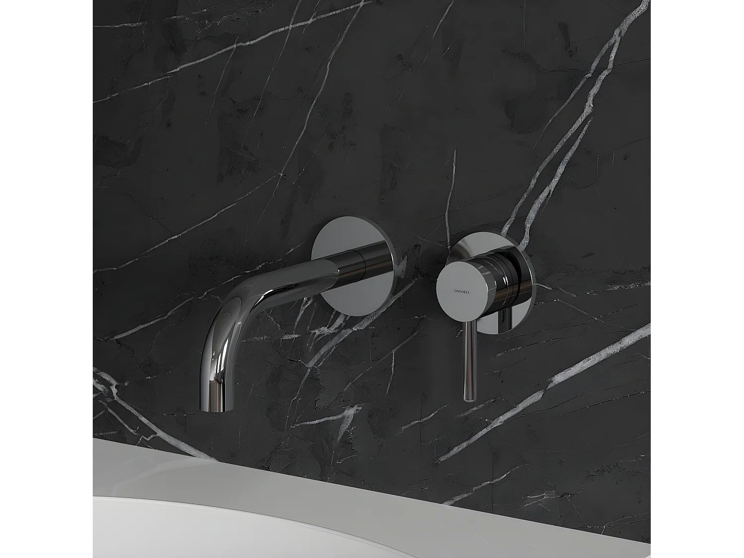 Mitigeur Lavabo À Encastrer Y Chromé