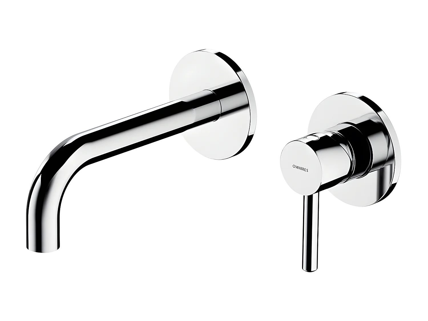 Mitigeur Lavabo À Encastrer Y Chromé