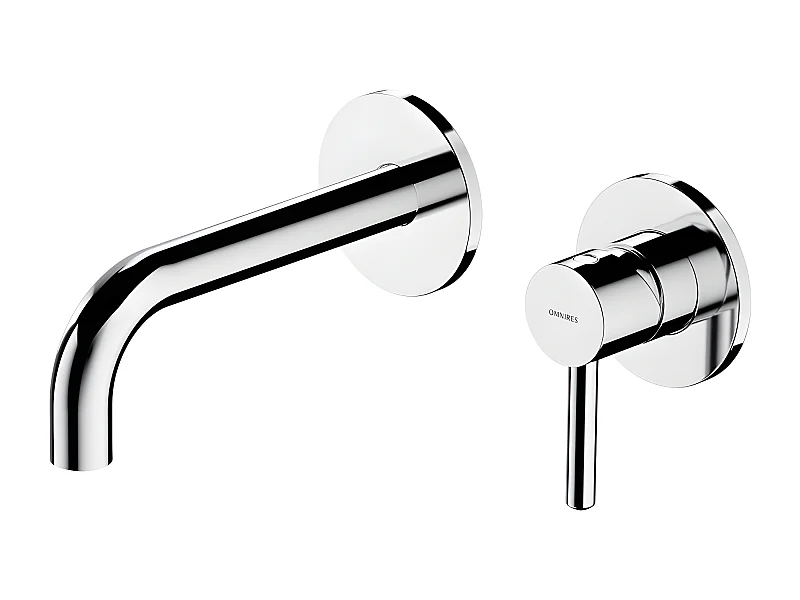 Mitigeur Lavabo À Encastrer Y Chromé