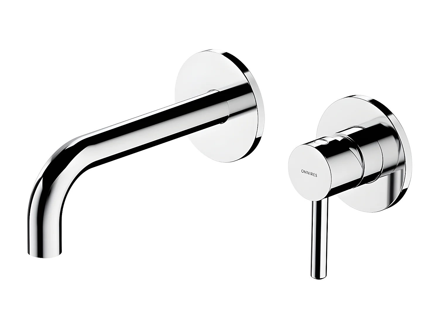 Mitigeur Lavabo À Encastrer Y Chromé