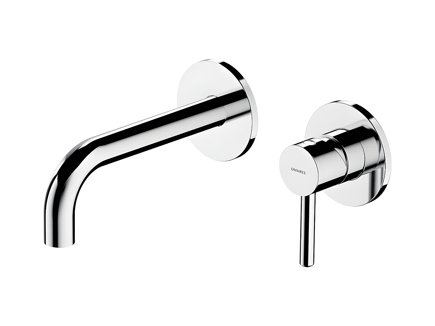 Mitigeur Lavabo À Encastrer Y Chromé