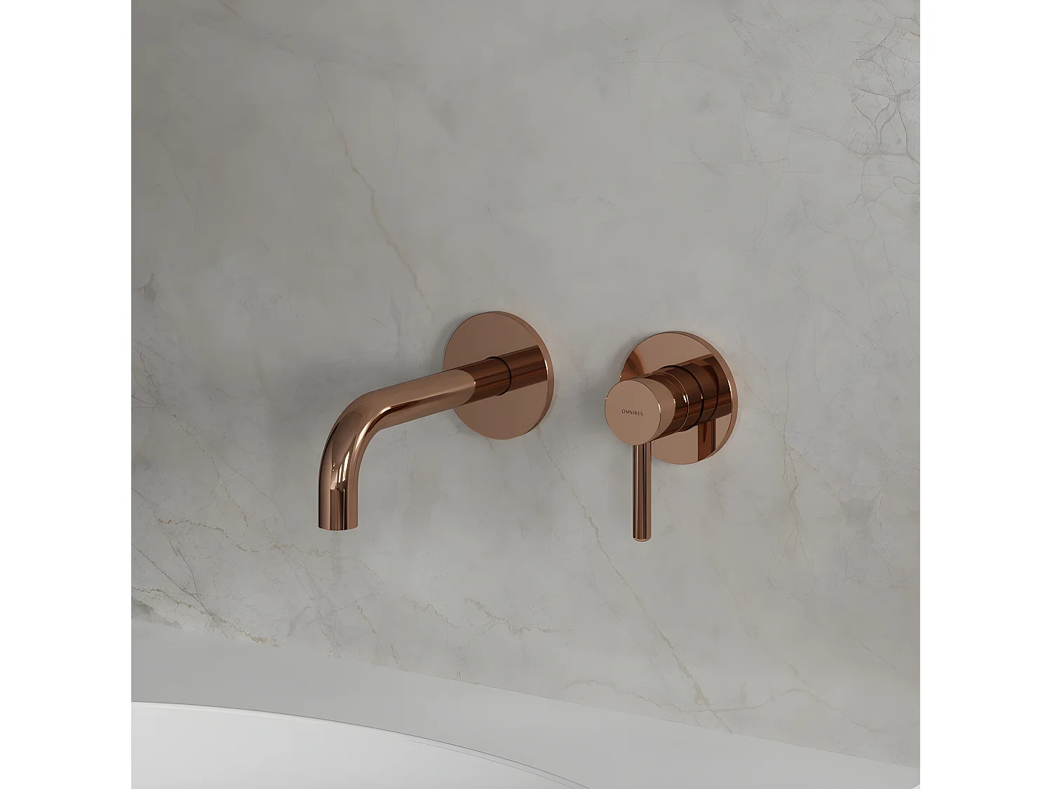 Mitigeur Lavabo Omnires collection Y copper couleur : cuivre