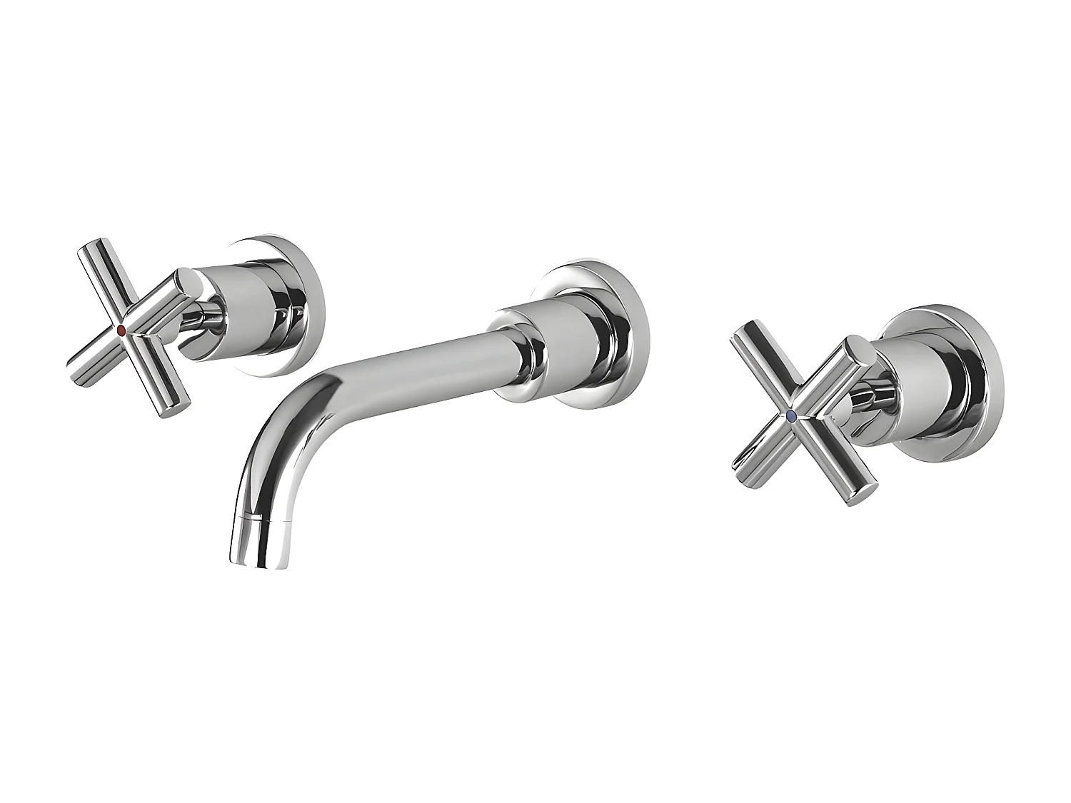 Mitigeur Lavabo À Encastrer Modern Chromé