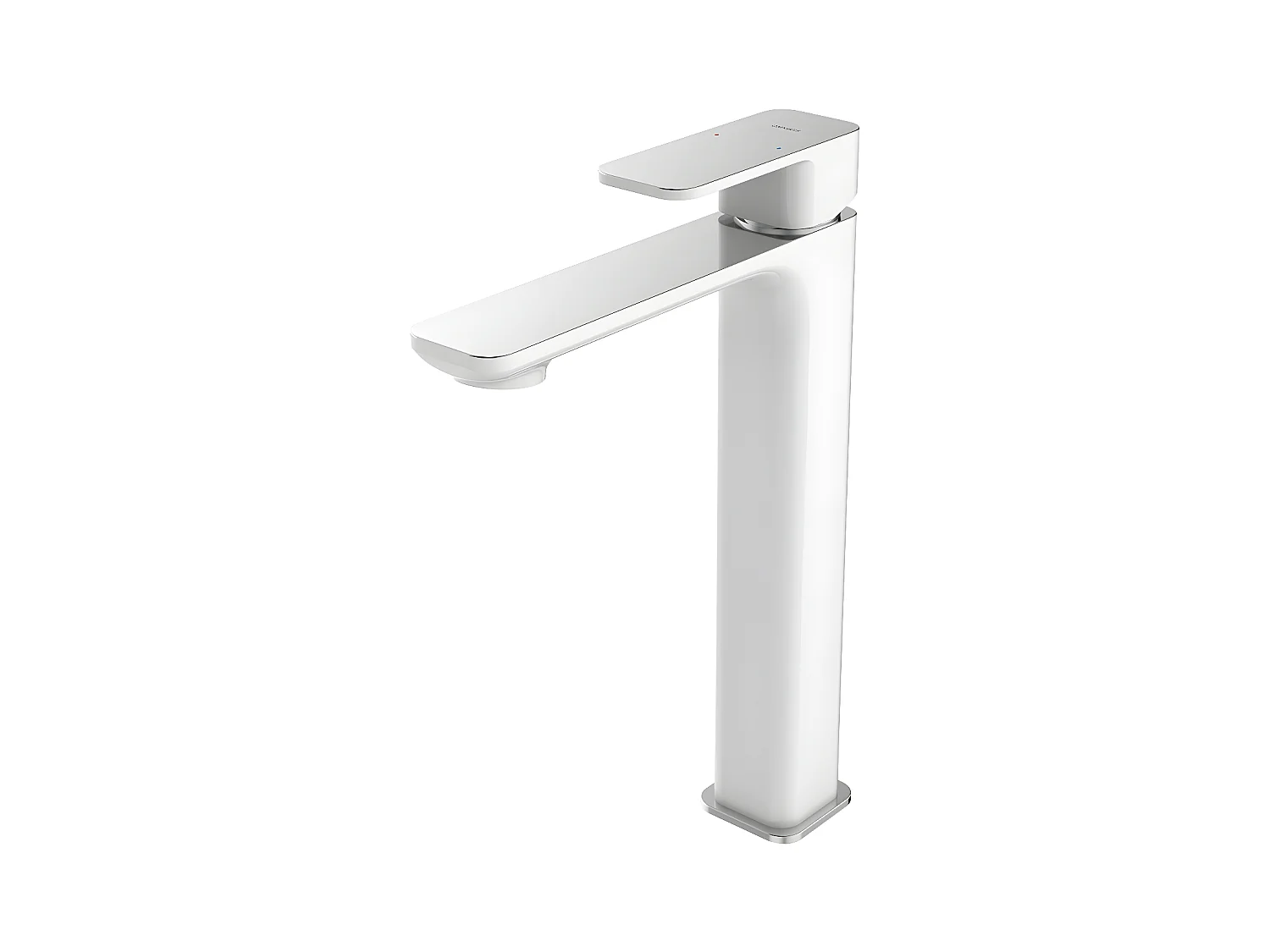 Mitigeur Lavabo Haut Apure, 29 Cm coloris : Chrome/blanc