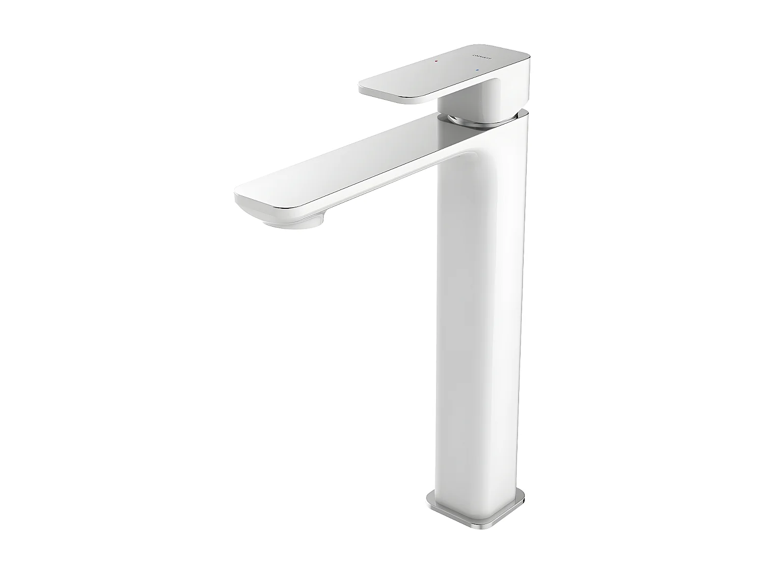 Mitigeur Lavabo Haut Apure, 29 Cm coloris : Chrome/blanc