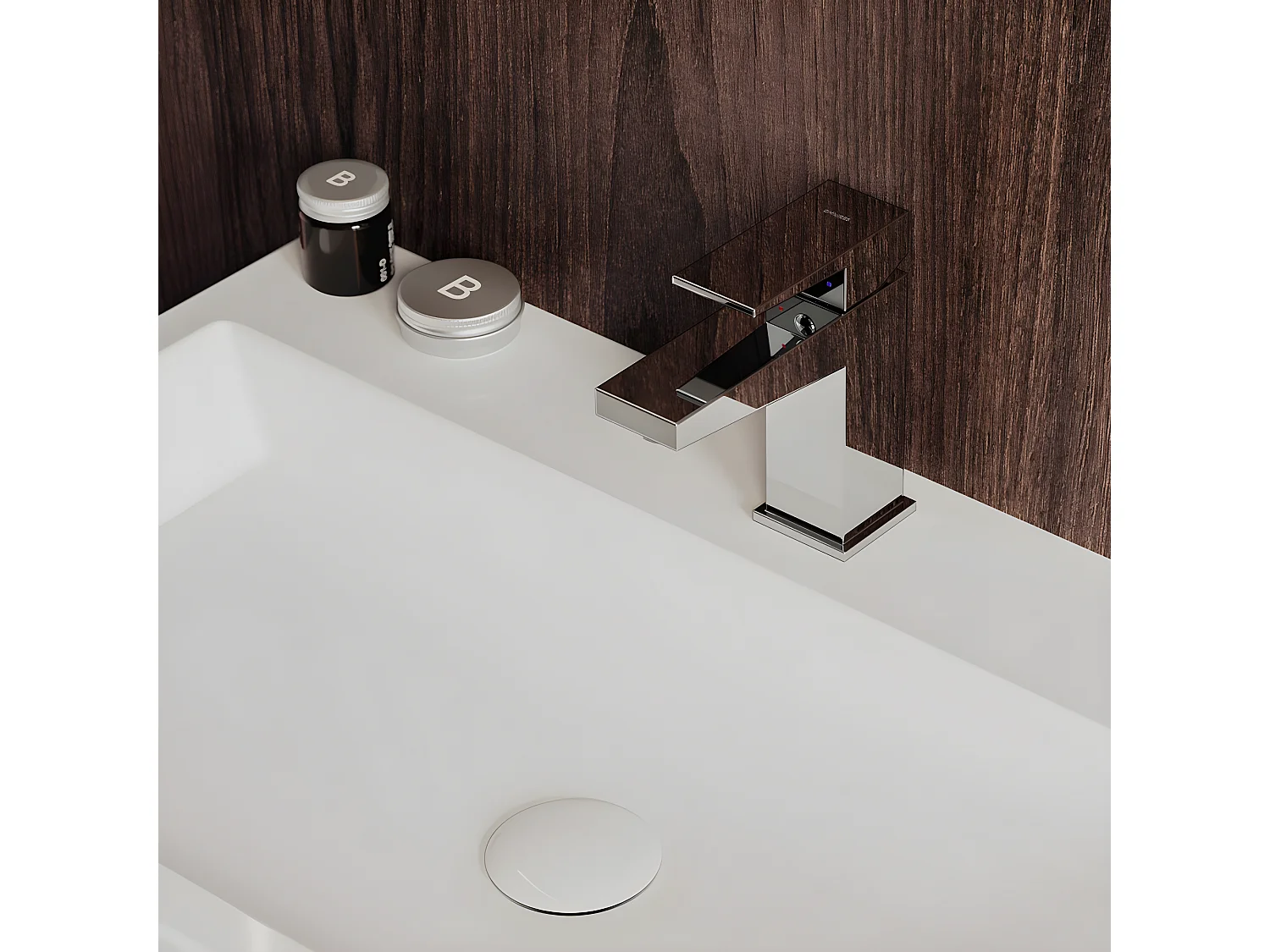 Mitigeur Lavabo Bas Fresh, 15 Cm, couleur : Chrome