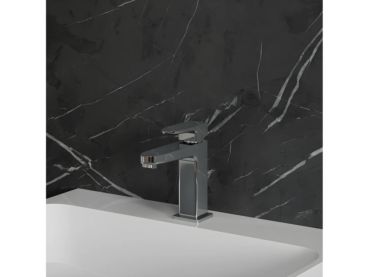 Mitigeur Lavabo Bas Siena, 16 Cm,  couleur : Chrome