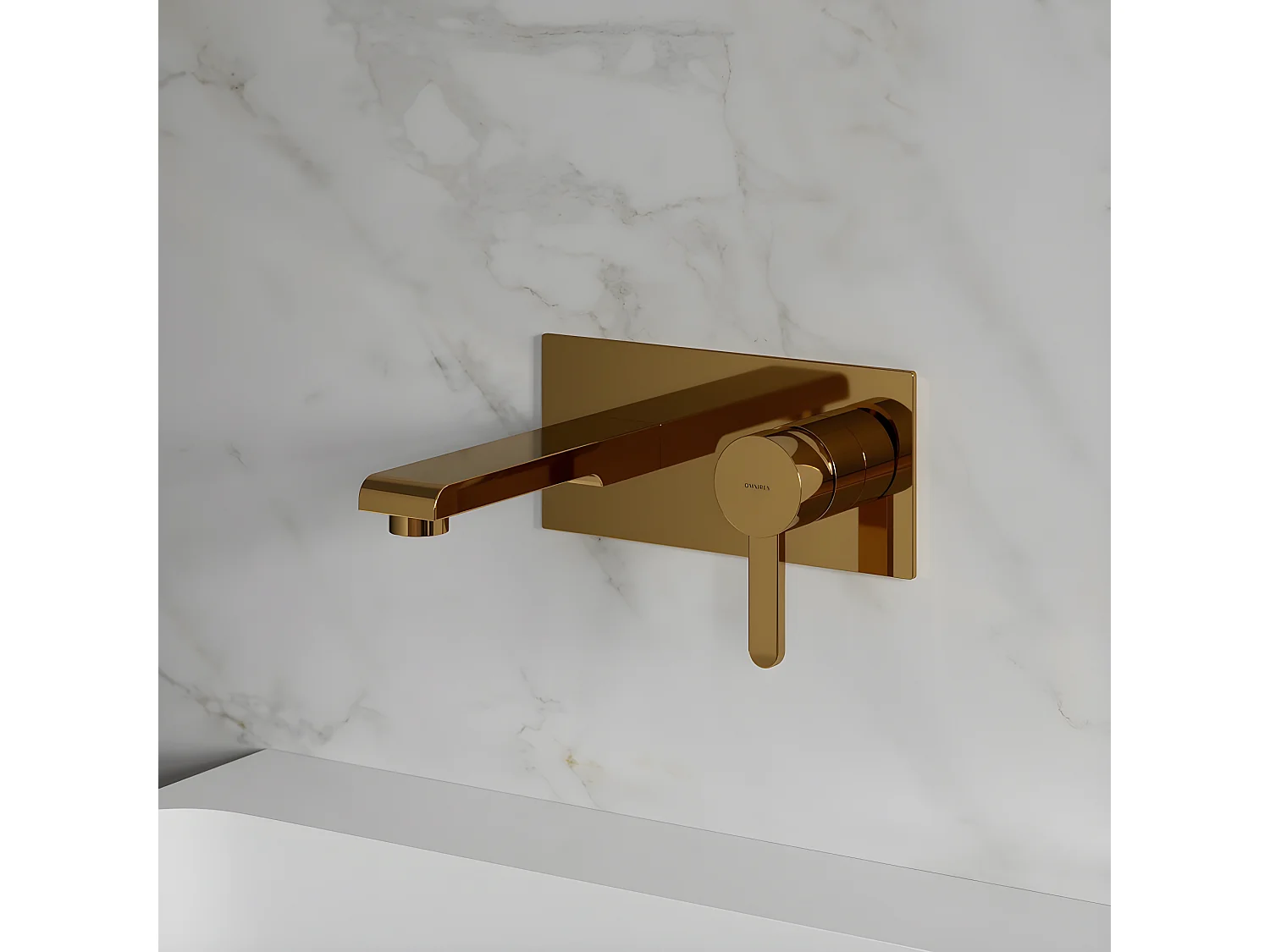 Mitigeur Lavabo À Encastrer Darling Doré