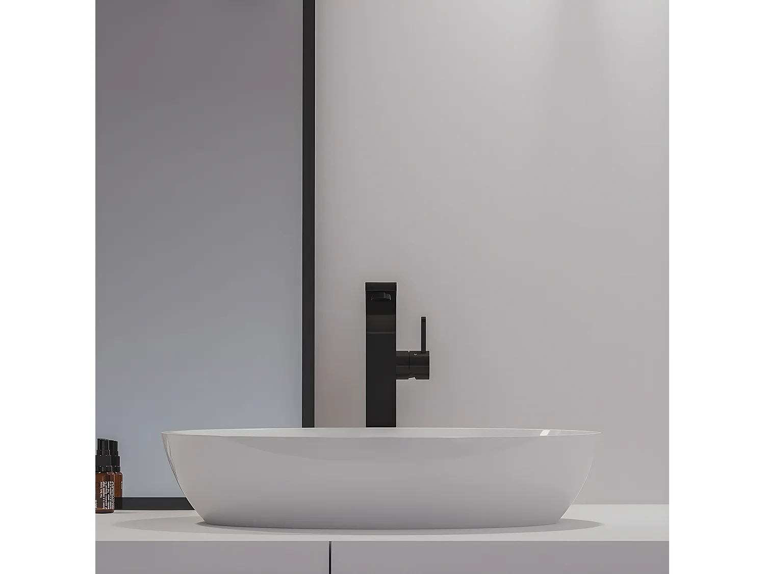 Mitigeur Lavabo Haut Darling, 33 Cm coloris : Noir