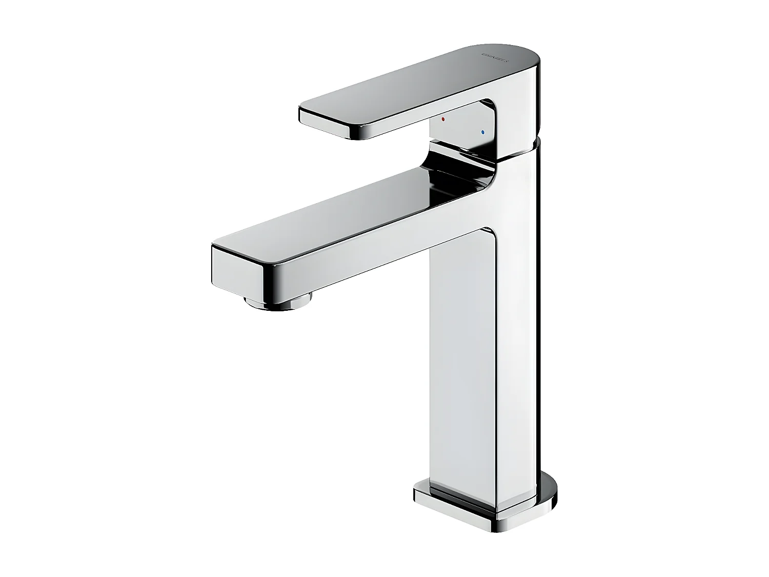 Mitigeur Lavabo Bas Baretti, 17 Cm, couleur : Chrome