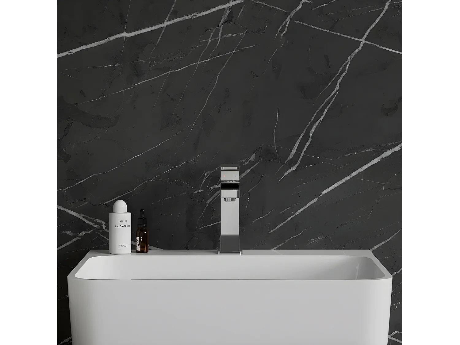 Mitigeur Lavabo Bas Baretti, 17 Cm, couleur : Chrome