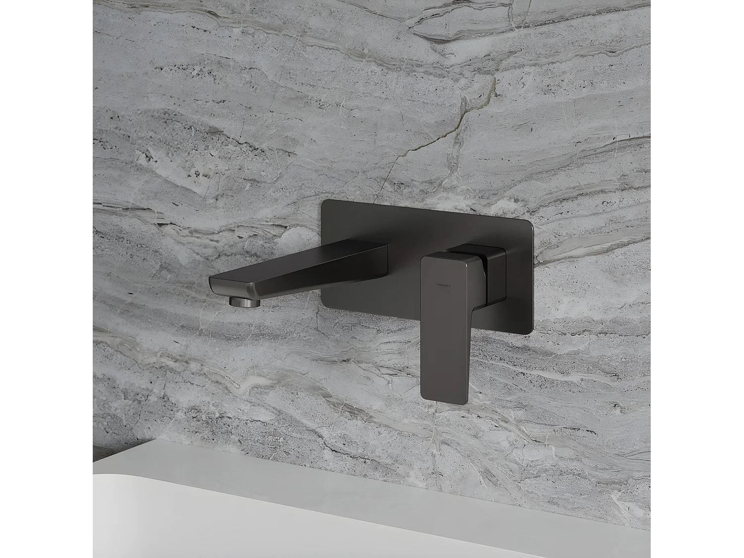 Mitigeur Lavabo À Encastrer Parma Graphité