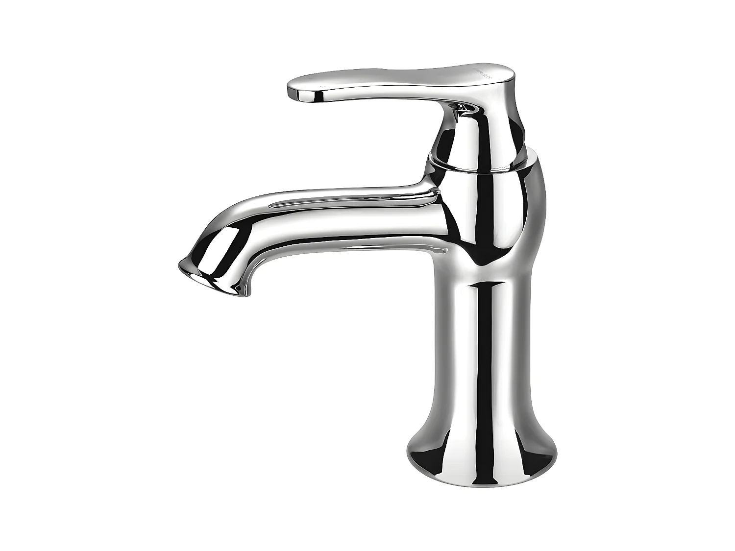 Mitigeur Lavabo Bas Art Deco, 16 Cm,  couleur : Chrome