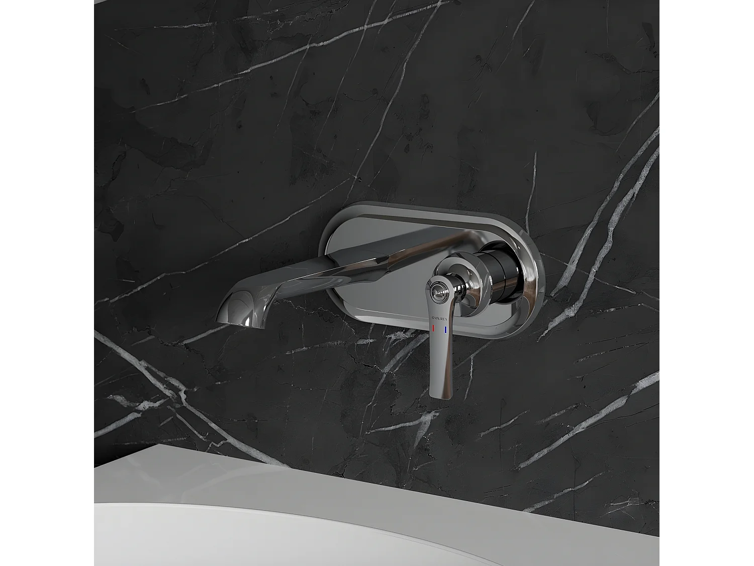 Mitigeur Lavabo À Encastrer Armance<br> couleur : Chrome