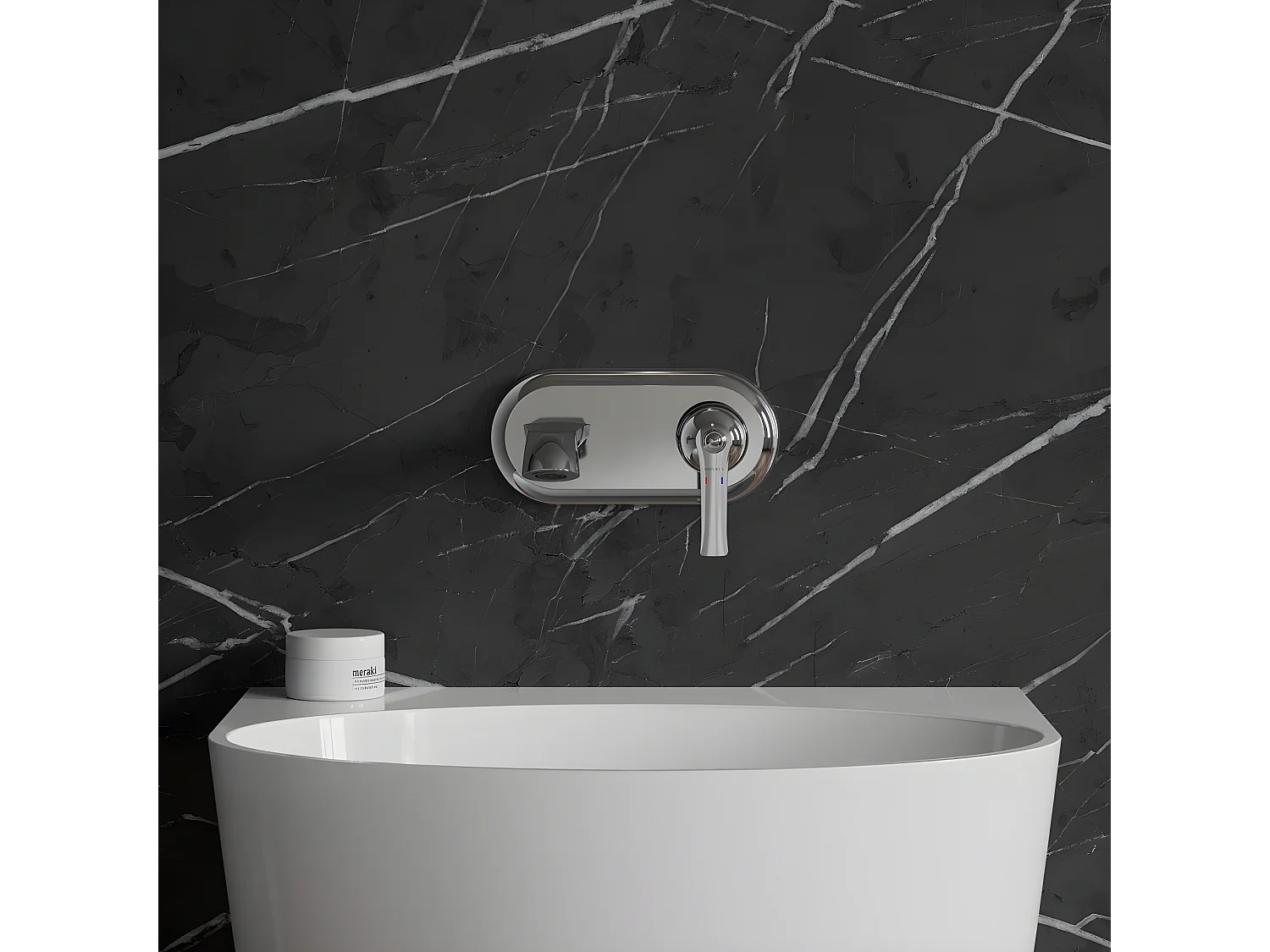 Mitigeur Lavabo À Encastrer Armance<br> couleur : Chrome