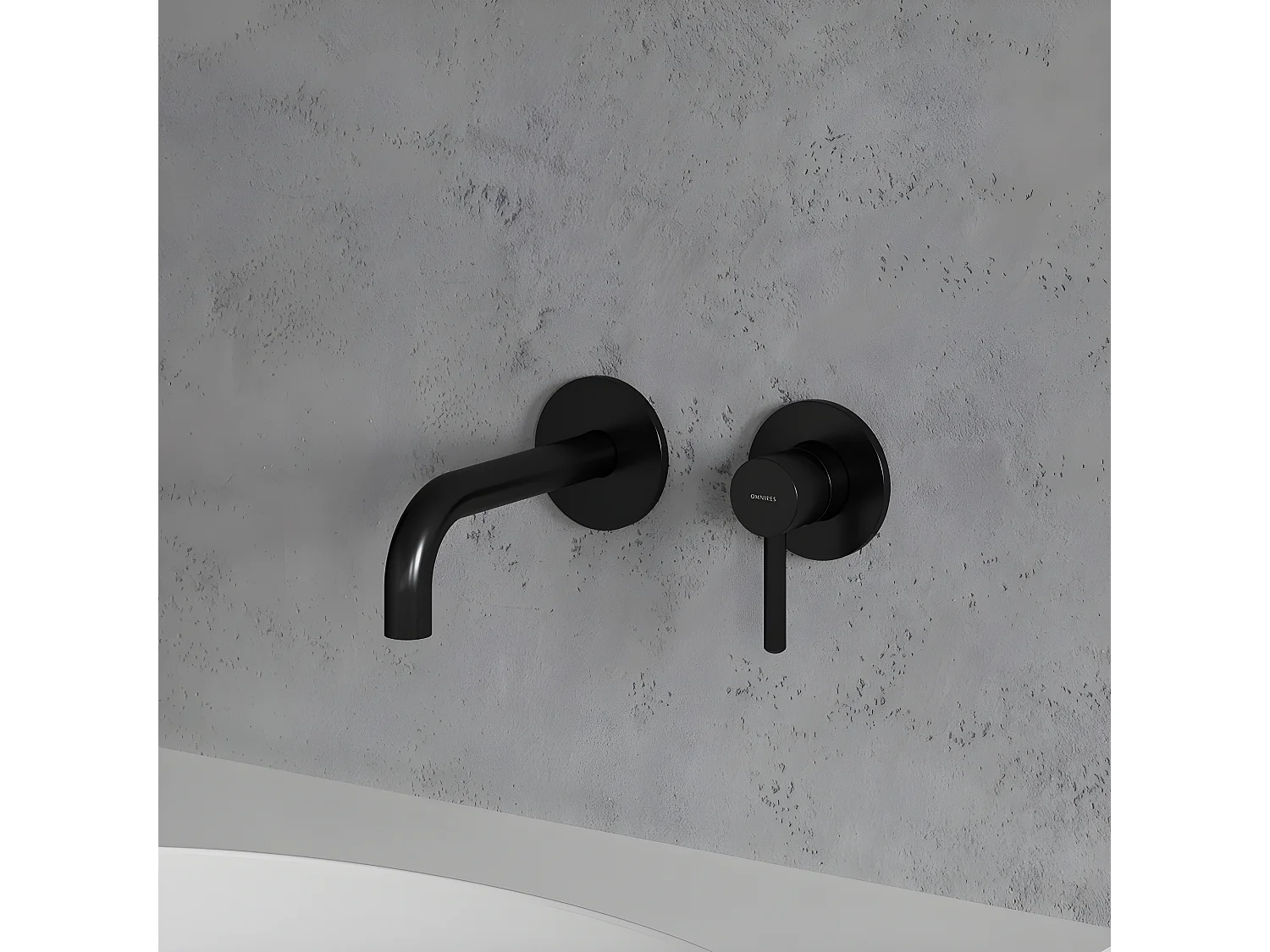 Mitigeur Lavabo À Encastrer Y Noir