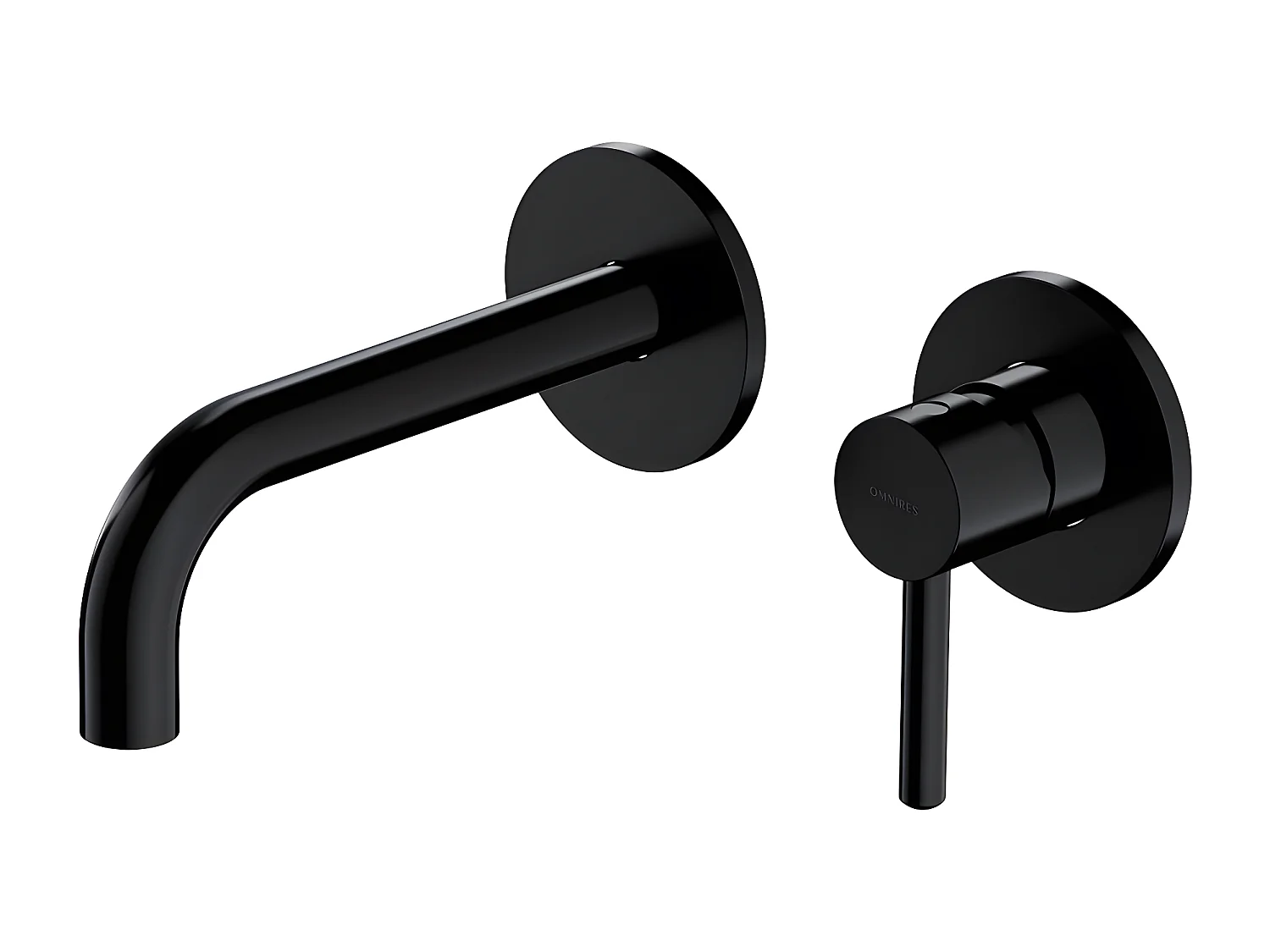 Mitigeur Lavabo À Encastrer Y Noir