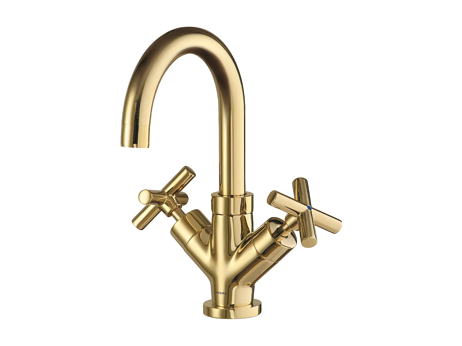 Mitigeur Lavabo Bas Modern, 24 Cm, Avec Bouchon Clic-clac, couleur : Or