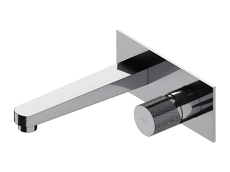 Mitigeur Lavabo À Encastrer Contour Chromé