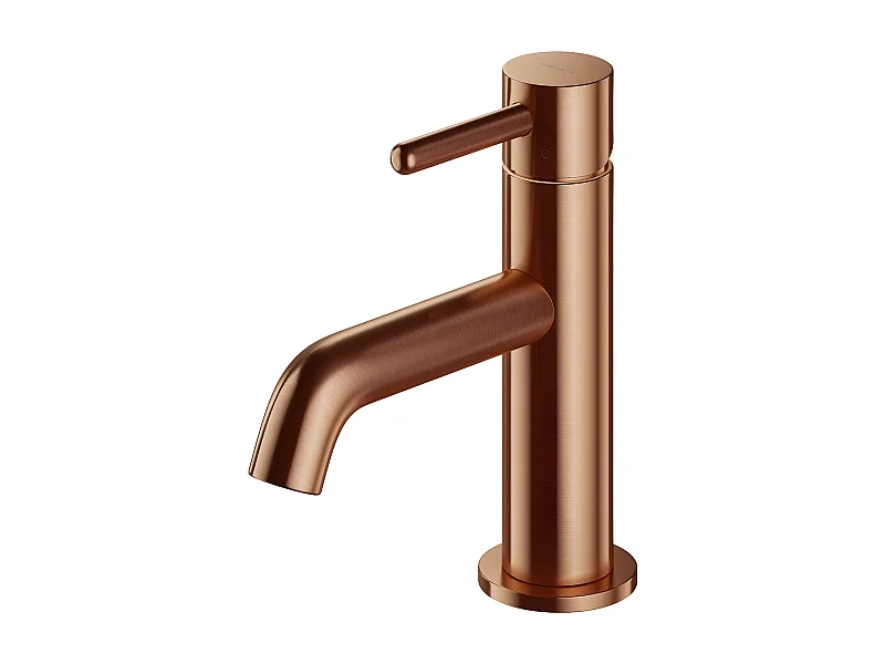 Mitigeur lavabo cuivre brossé  copper brushed , 15 Cm
