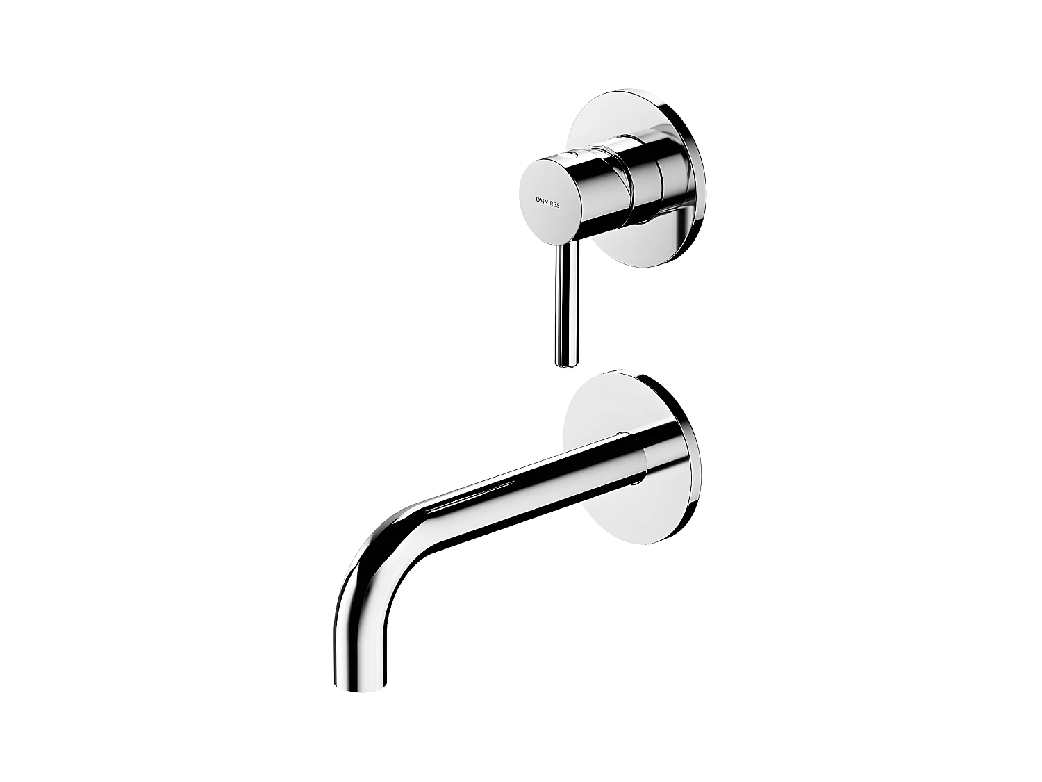 Mitigeur Lavabo À Encastrer Y Chromé