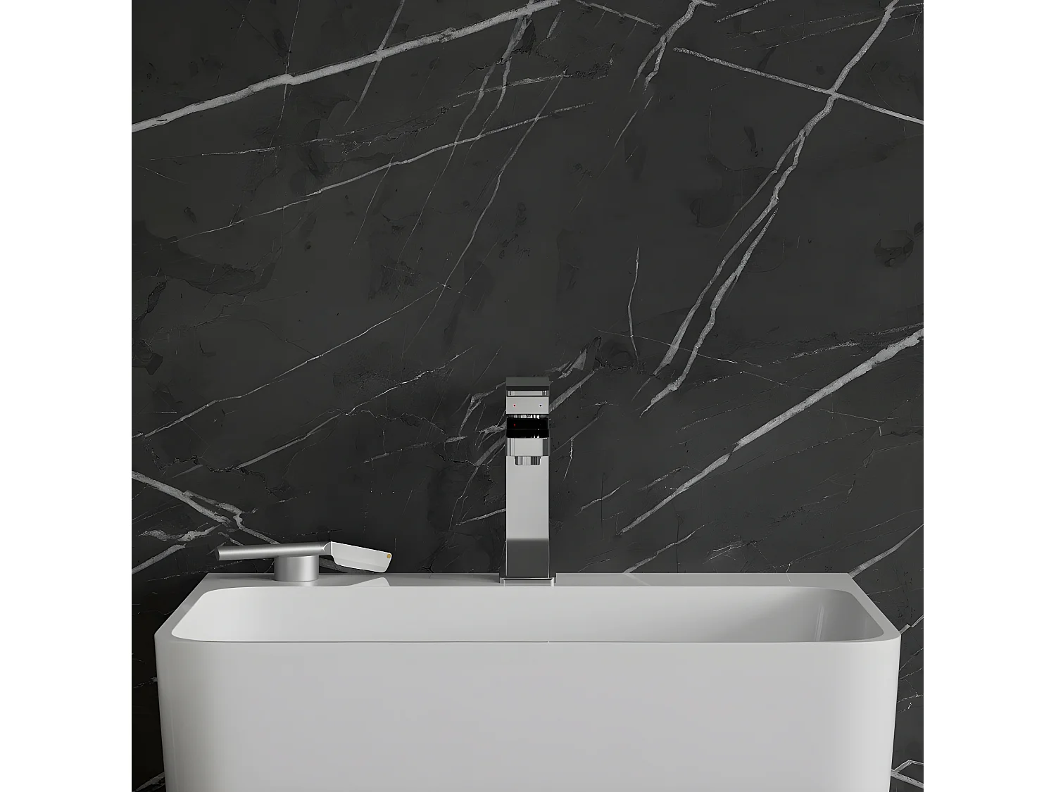 Mitigeur Lavabo Bas Slide, 17 Cm,  couleur : Chrome