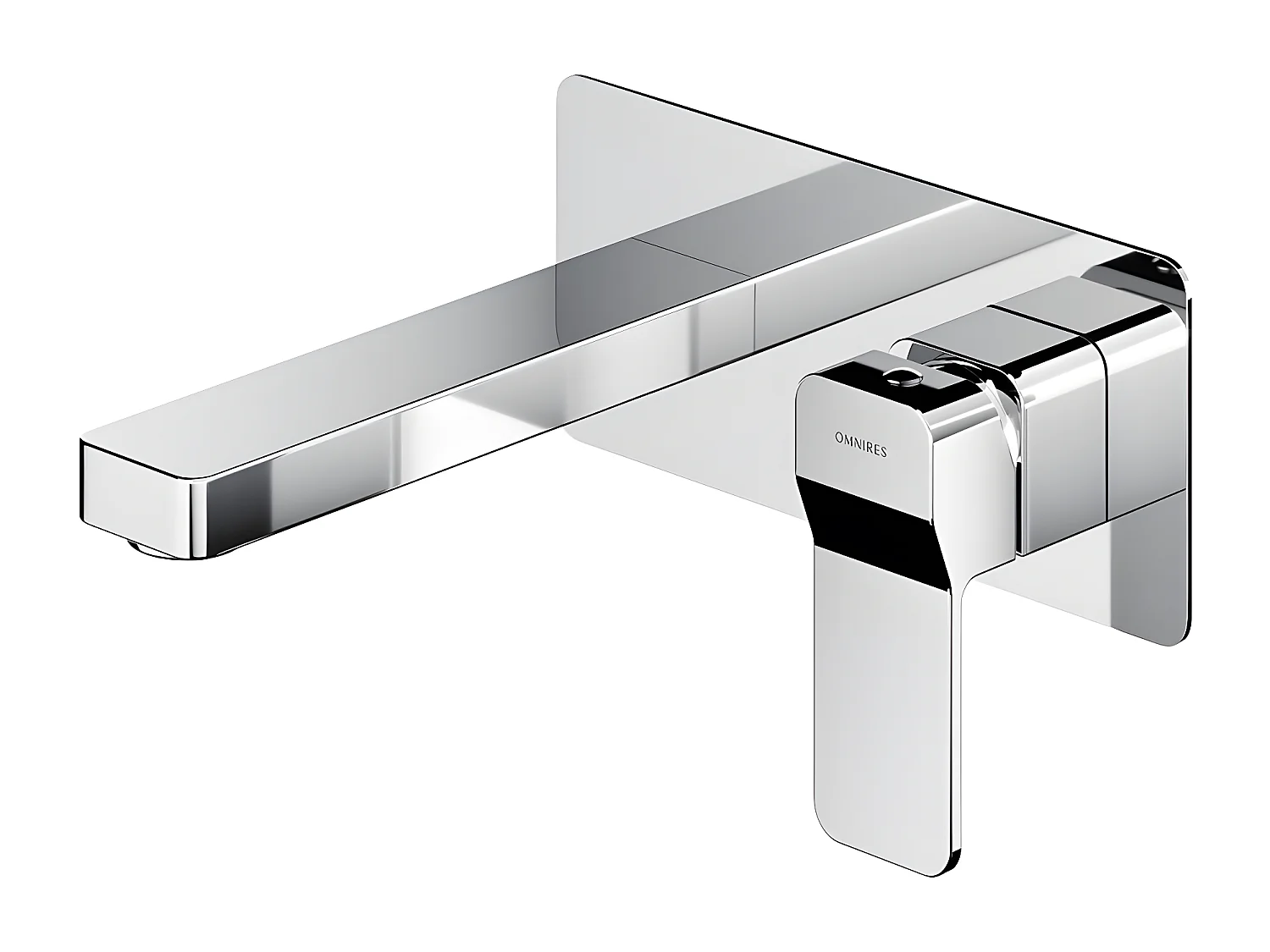 Mitigeur Lavabo À Encastrer Slide Chromé