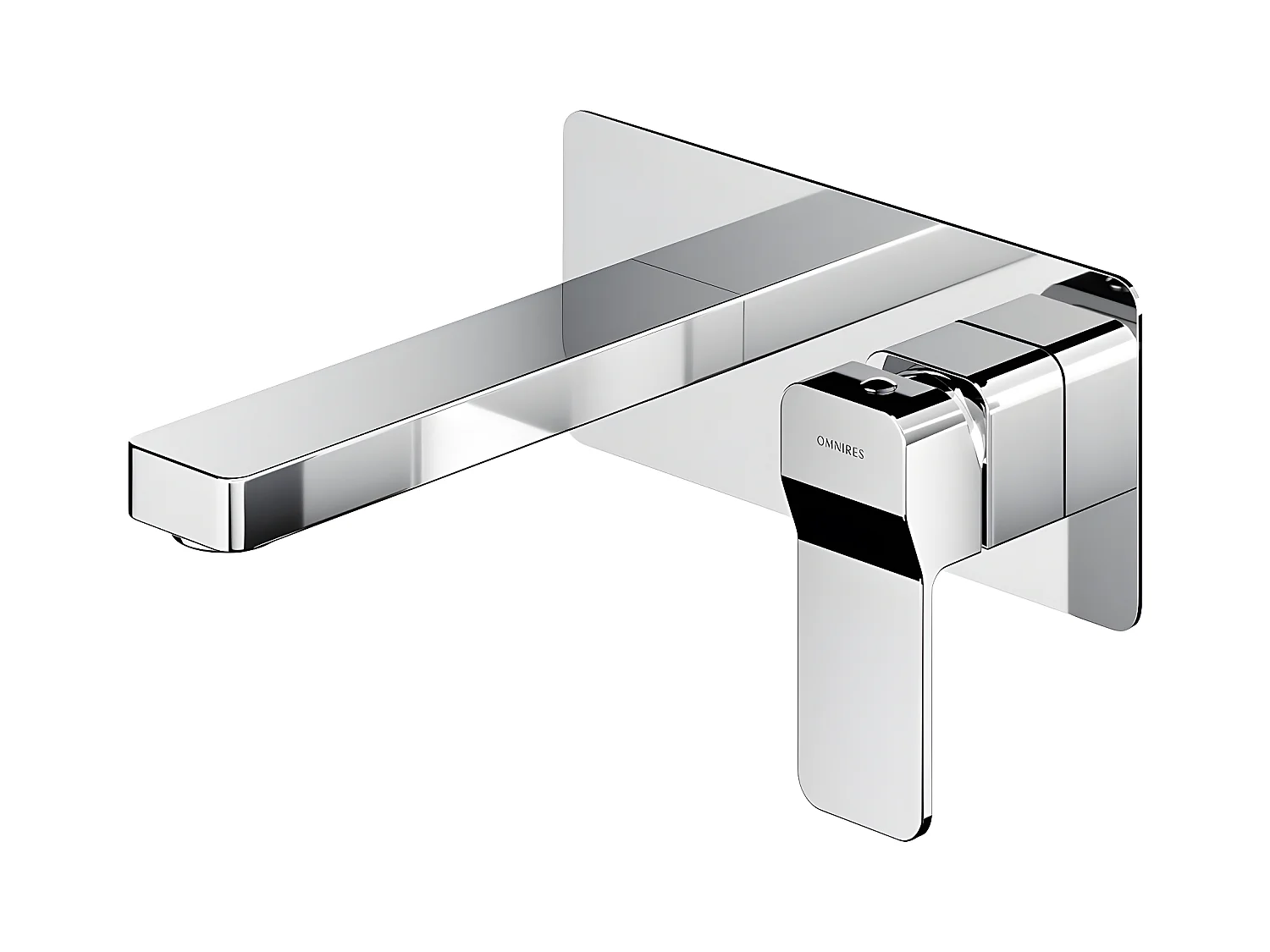 Mitigeur Lavabo À Encastrer Slide Chromé