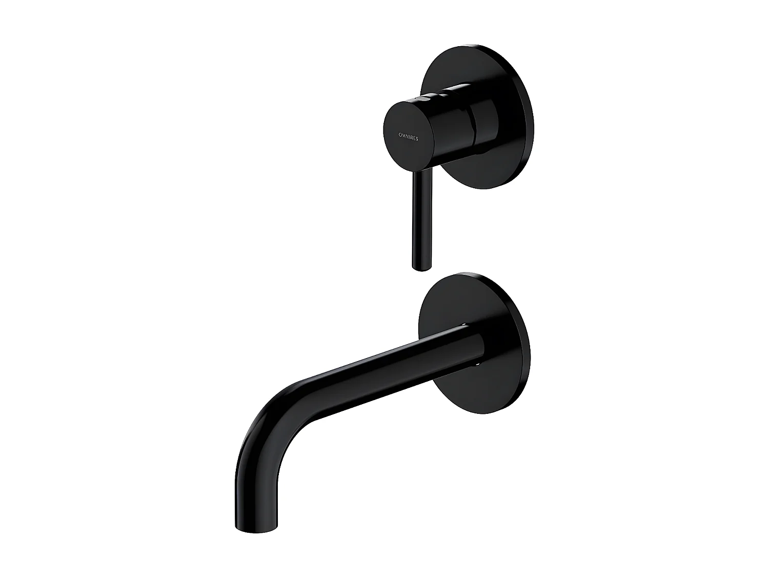 Mitigeur Lavabo À Encastrer Y Noir