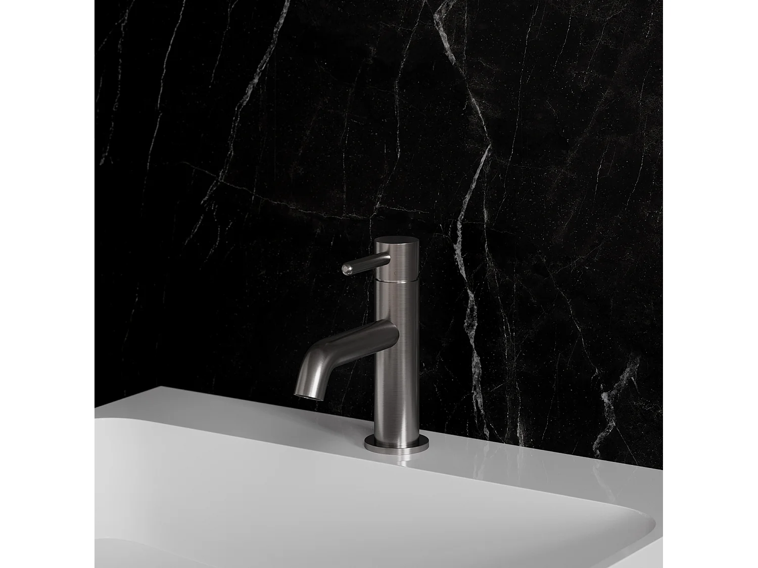 Mitigeur Lavabo Bas Y, 16 Cm couleur : Nickel