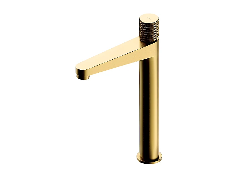 Mitigeur Lavabo Haut Contour couleur : Or Brossé