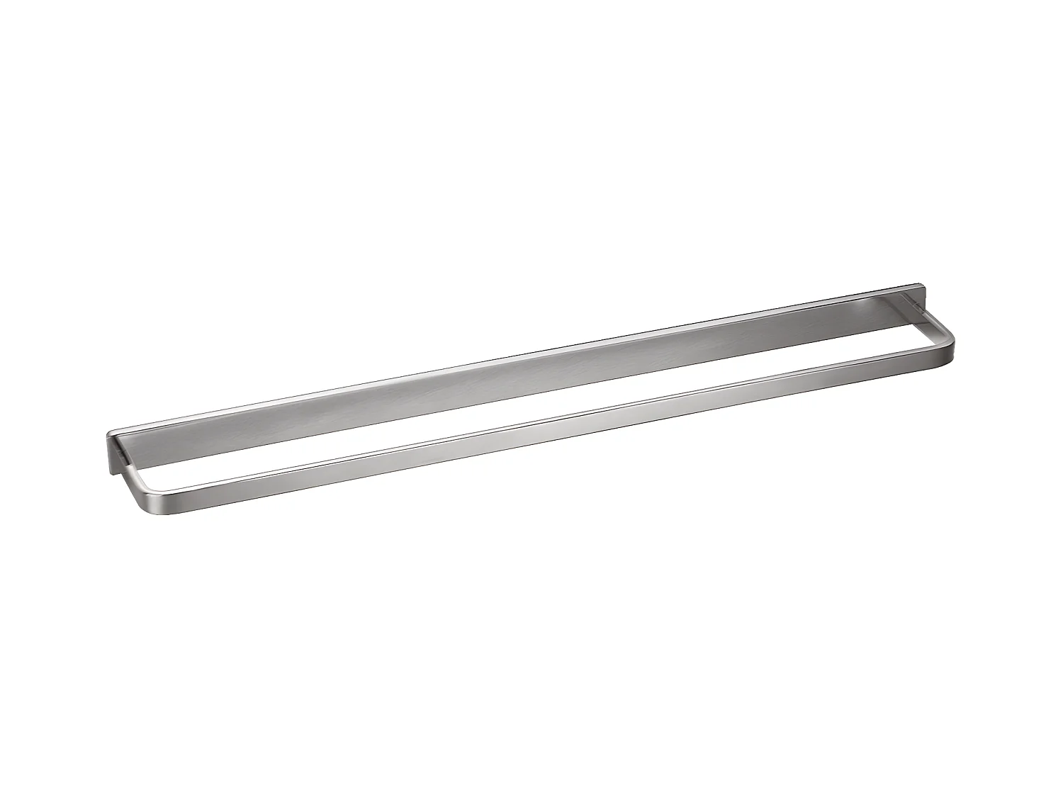 Porte-serviettes 1 Barre Fixe Darling, 61 Cm Laiton couleur : Nickel