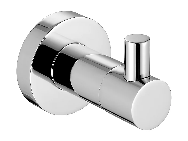 Porte-serviette 1 Crochet Matière  Laiton Modern Project couleur : Chrome