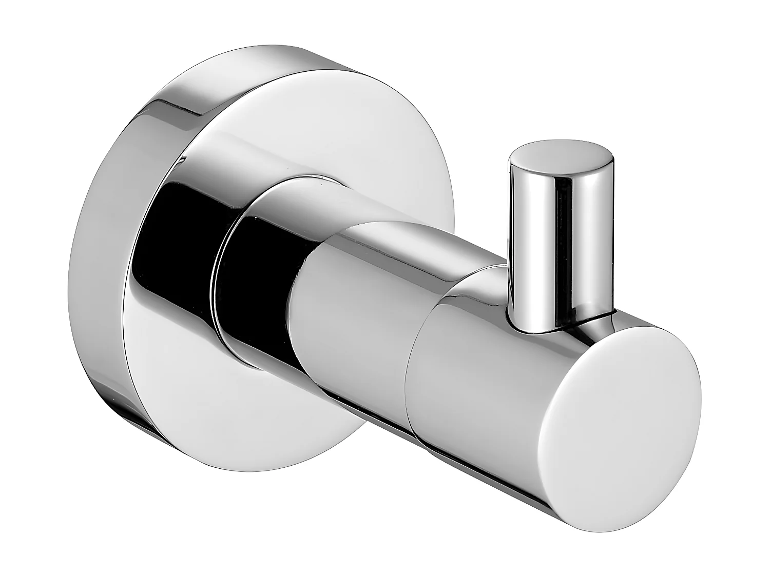 Porte-serviette 1 Crochet Matière  Laiton Modern Project couleur : Chrome