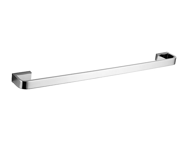 Porte-serviettes 1 Barre Fixe Reno, 60 Cm Laiton couleur : Chrome