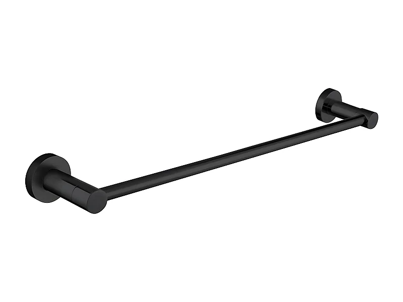 Porte-serviettes 1 Barre Fixe Modern Project, 40 Cm Laiton couleur : Noir Mat