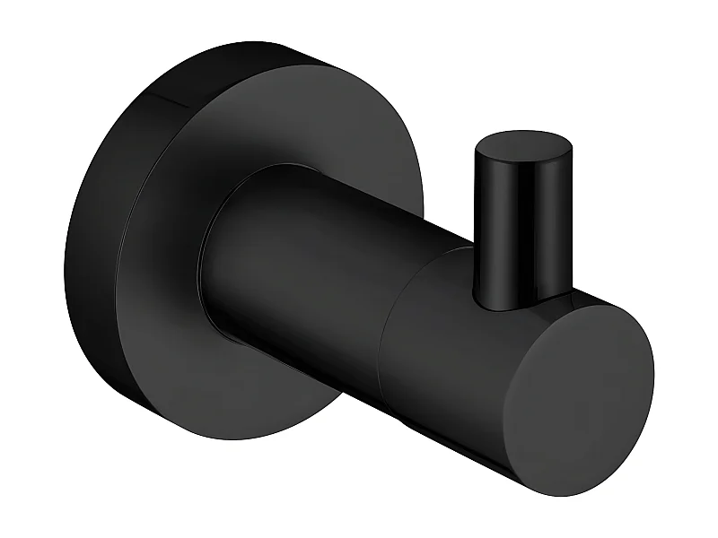 Porte-serviette 1 Crochet Matière  Laiton Modern Project couleur : Noir Mat