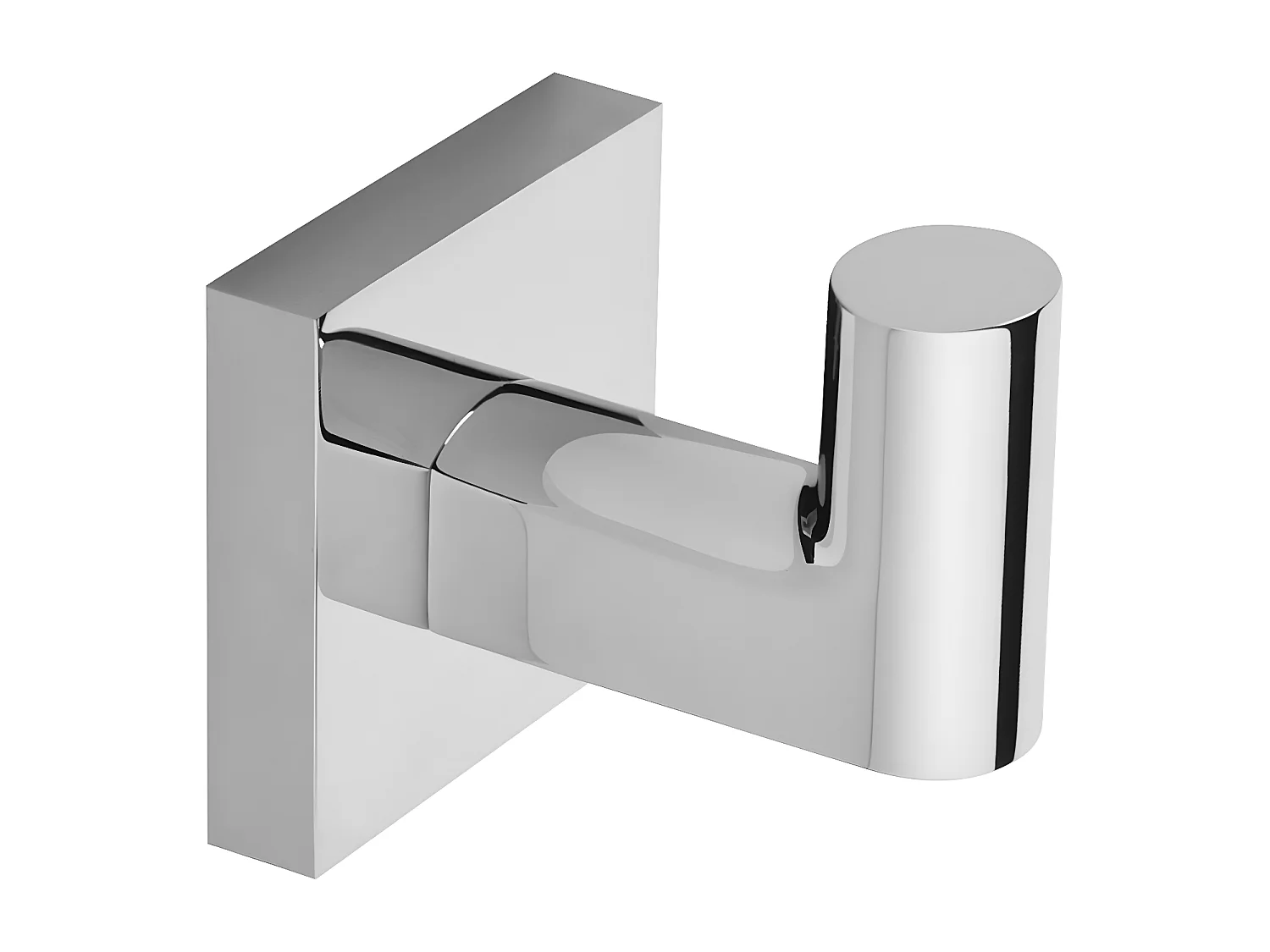 Porte-serviette 1 Crochet Matière  Laiton Tyber couleur : Chrome