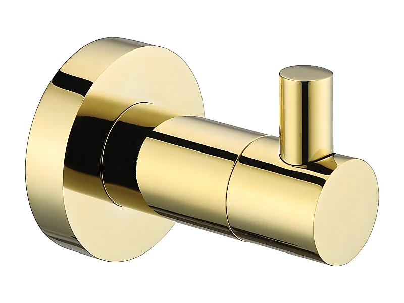 Porte-serviette 1 Crochet Matière  Laiton Modern Project couleur : D'oré