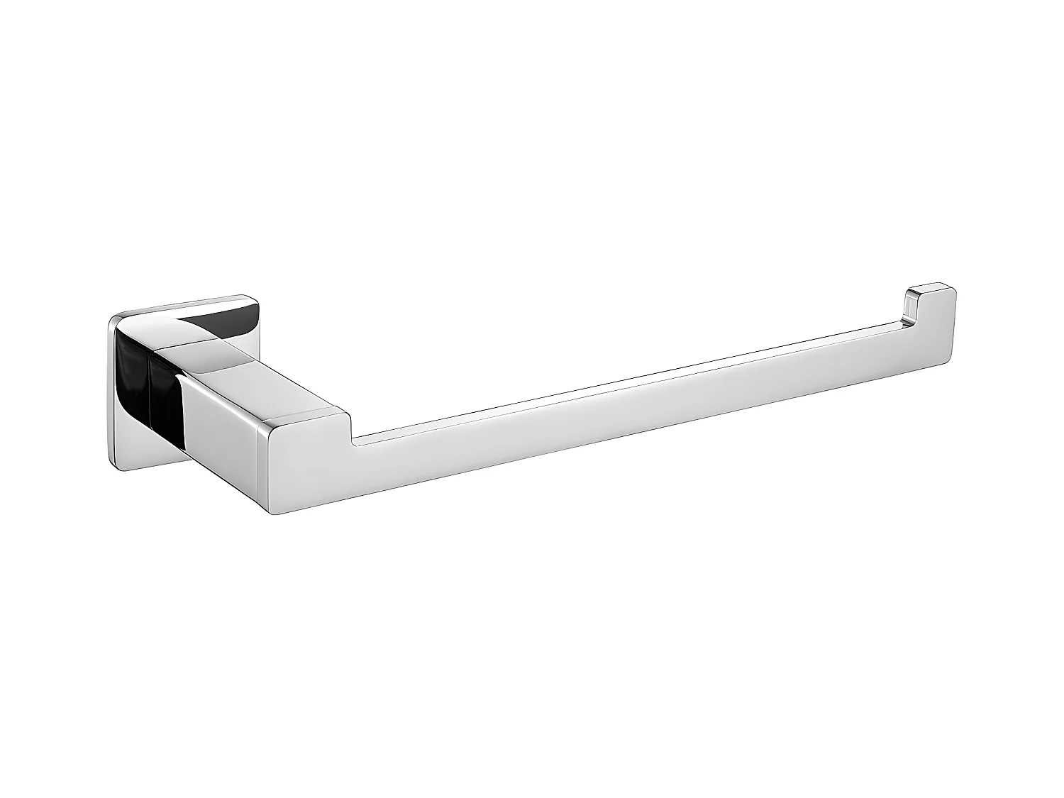 Porte-serviettes 1 Barre Fixe Nelson, 24 Cm Laiton couleur : Chrome