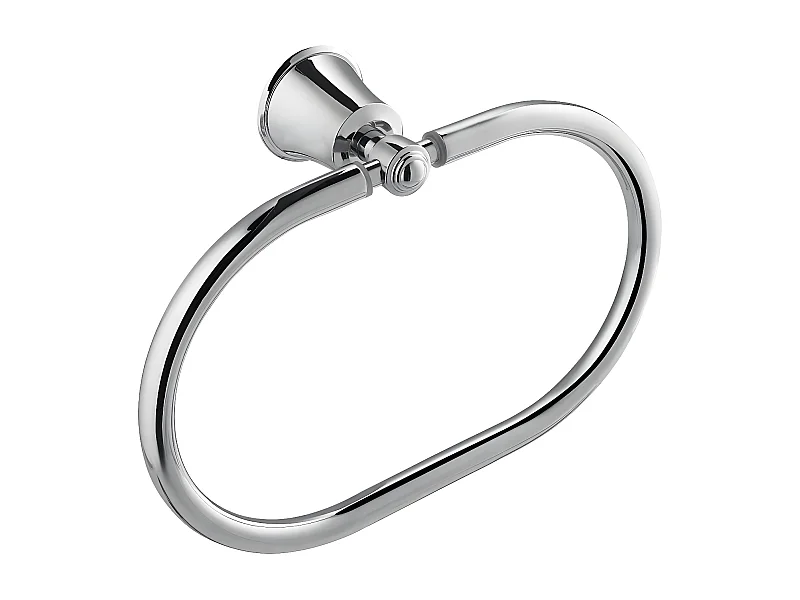 Anneau Porte-serviettes Art Line 25 Cm Laiton couleur : Chrome
