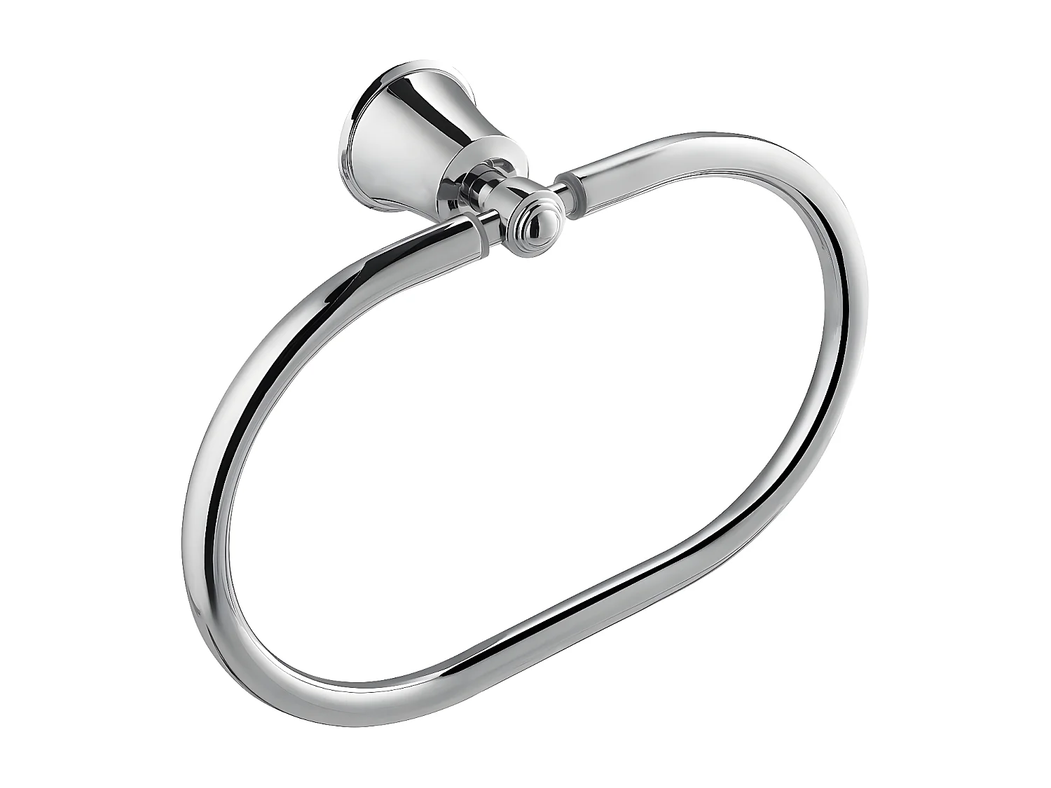 Anneau Porte-serviettes Art Line 25 Cm Laiton couleur : Chrome