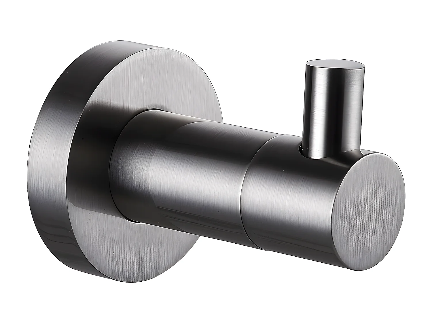 Porte-serviette 1 Crochet Matière  Laiton Modern Project couleur : Nickel